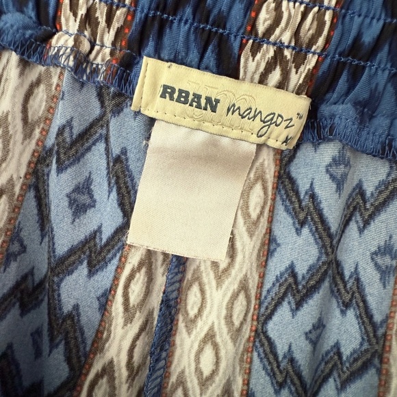 Urban Mango Women’s Large Blue Wide Leg Pants - Picture 2 of 10